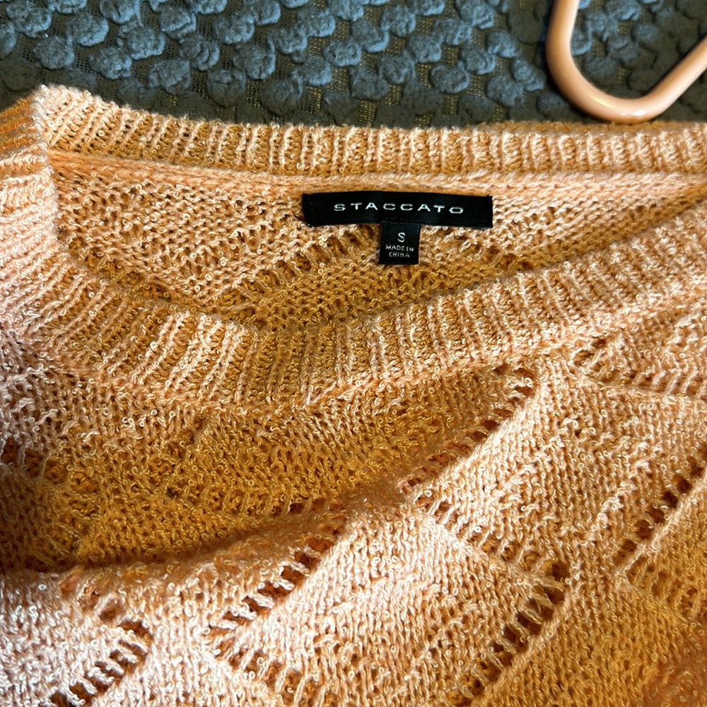 Peach Stacco lightweight longsleeved sweater - Picture 3 of 4